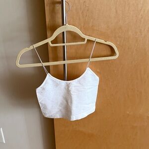 12th Tribe White Crop Top